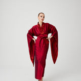 Kırmızı Sequin Kimono