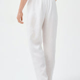 REM LINEN PANTS WHITE