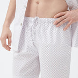 COMFORT KOTON SHORTS SUIT WHITE